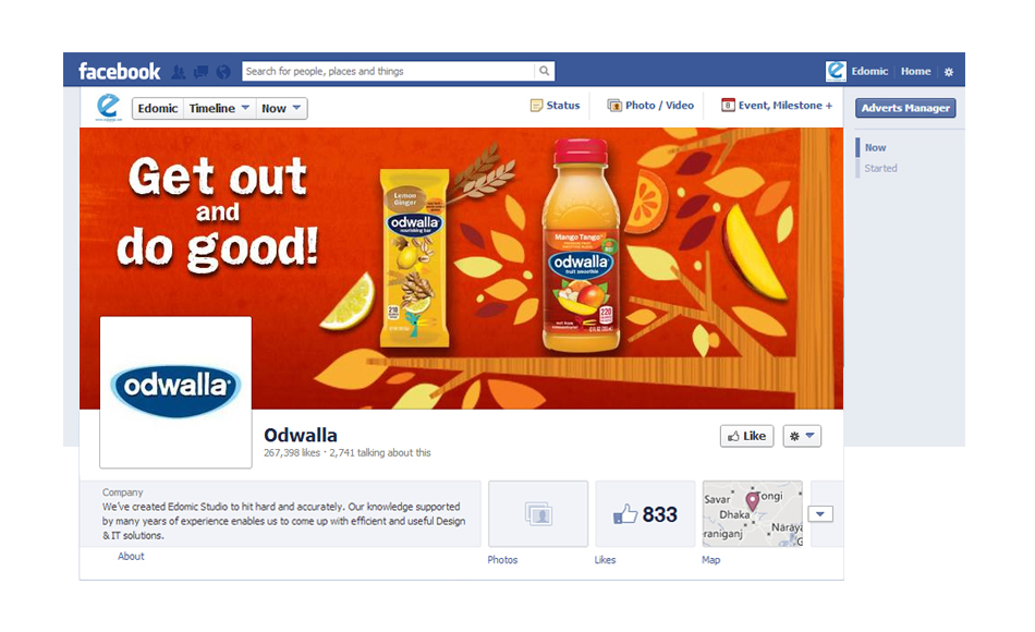 Odwalla Facebook Cover